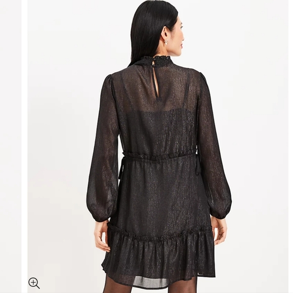 NWOT Loft Shimmer Dress - Picture 2 of 10